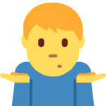 Man shrugging