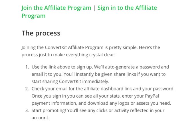convertkit affiliate program terms