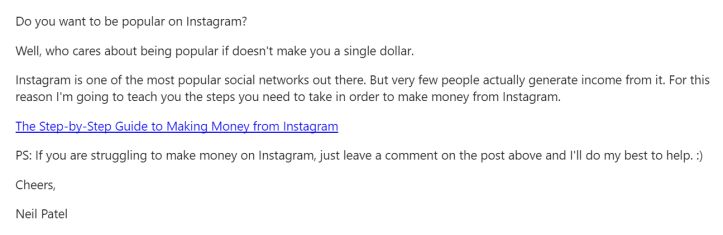 Marketing e-mail ideeën