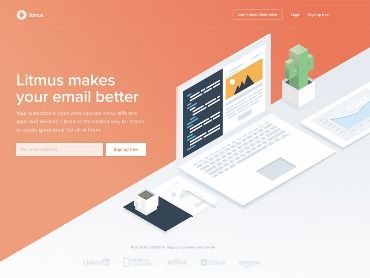 beste landing page designinspiratie