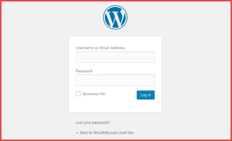 WordPress Login