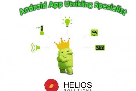 Android App Utvikling Spesialist Infographic