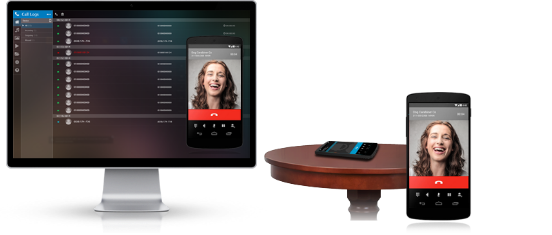 Easily access your call logs from your PC and Click to Call.