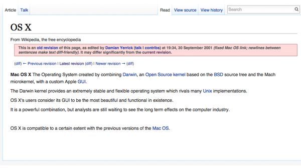 Ecco la paleo Wikipedia