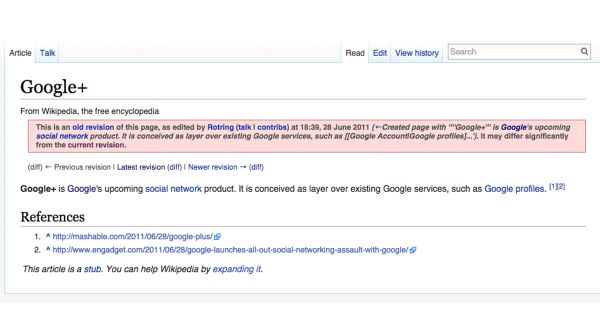 Ecco la paleo Wikipedia