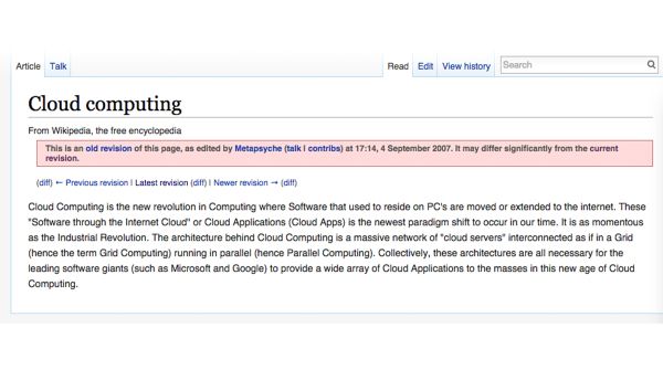 Ecco la paleo Wikipedia