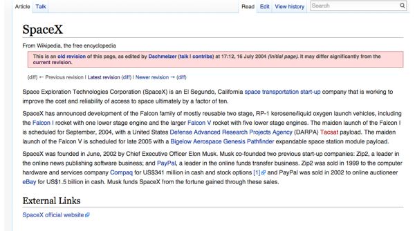 Ecco la paleo Wikipedia