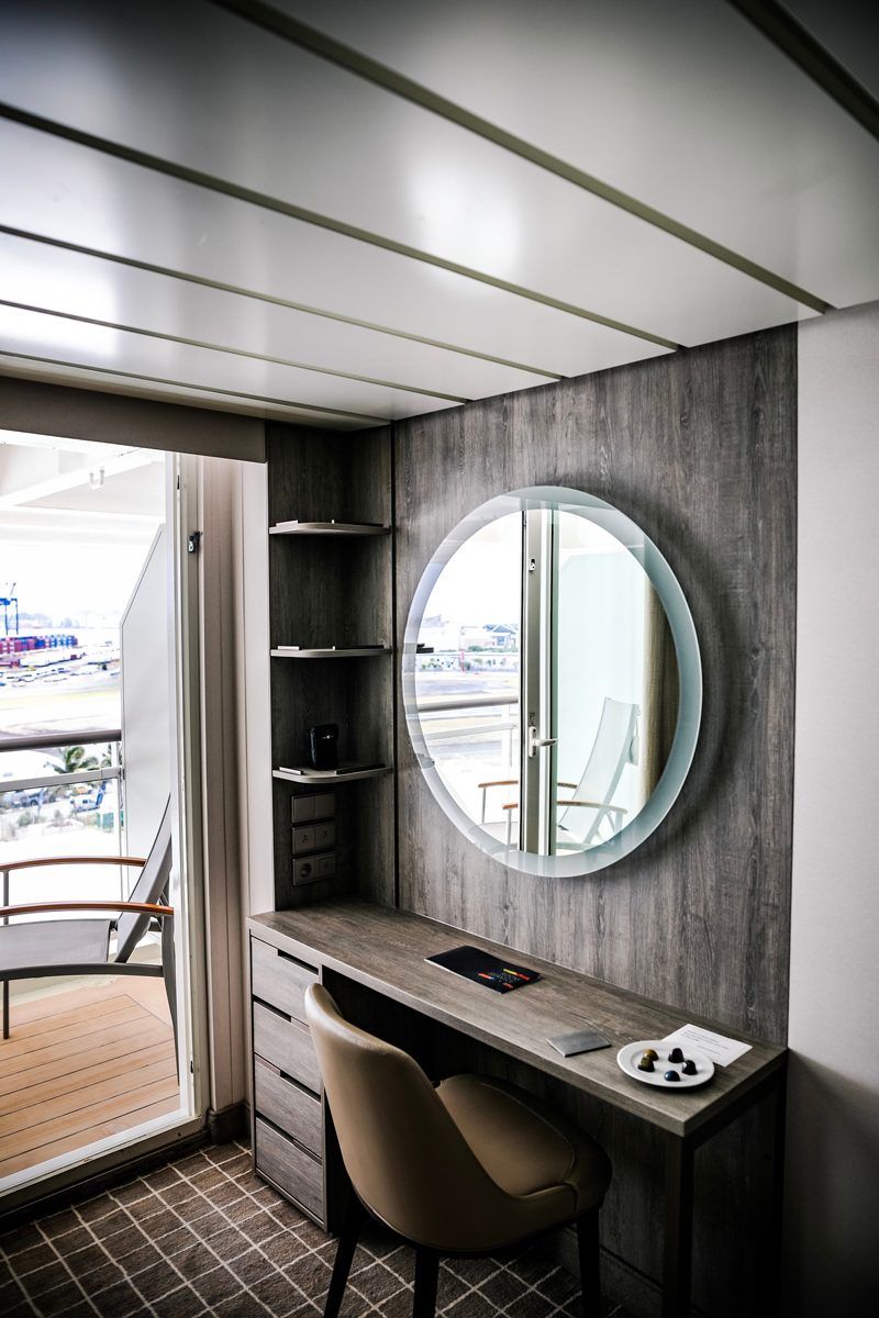 Celebrity Summit Renovated Stateroom | New Celebrity Summit review featured by top US travel blogger, Alicia Tenise