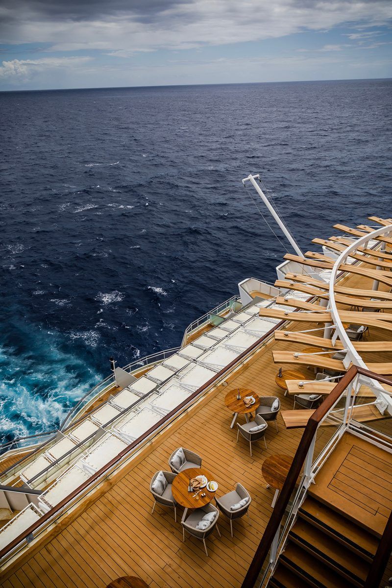 New Celebrity Summit review featured by top US travel blogger, Alicia Tenise: image of Celebrity Summit Sunset Bar