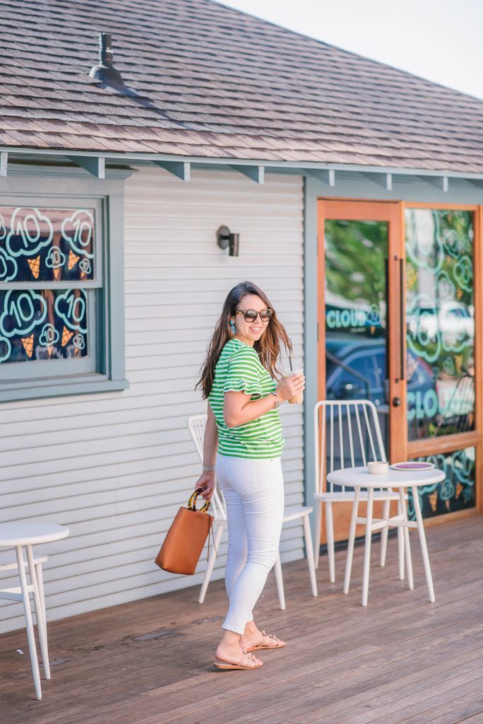 White jeans after Labor Day | Adored by Alex