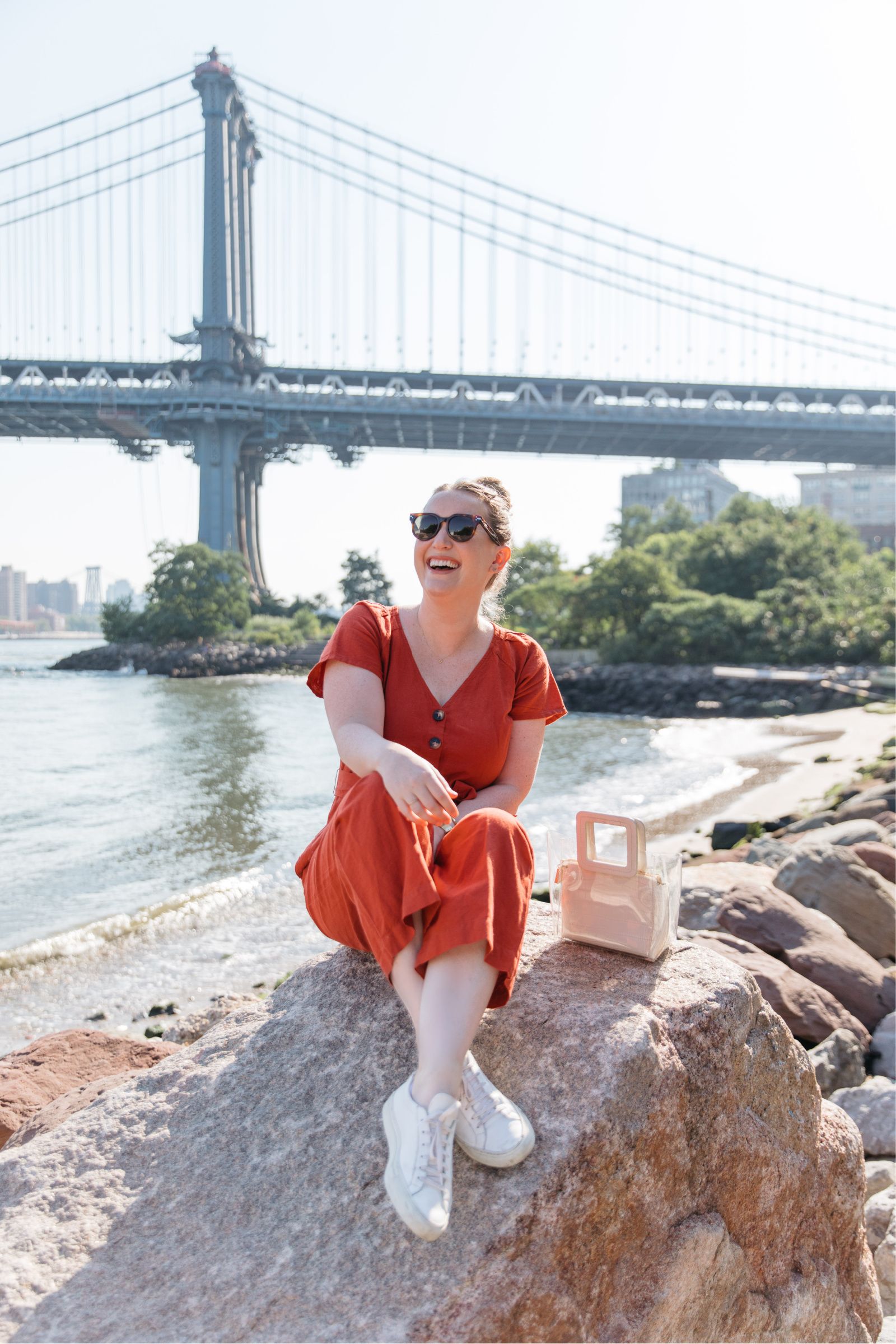 Colorful Linen Jumpsuit I wit & whimsy
