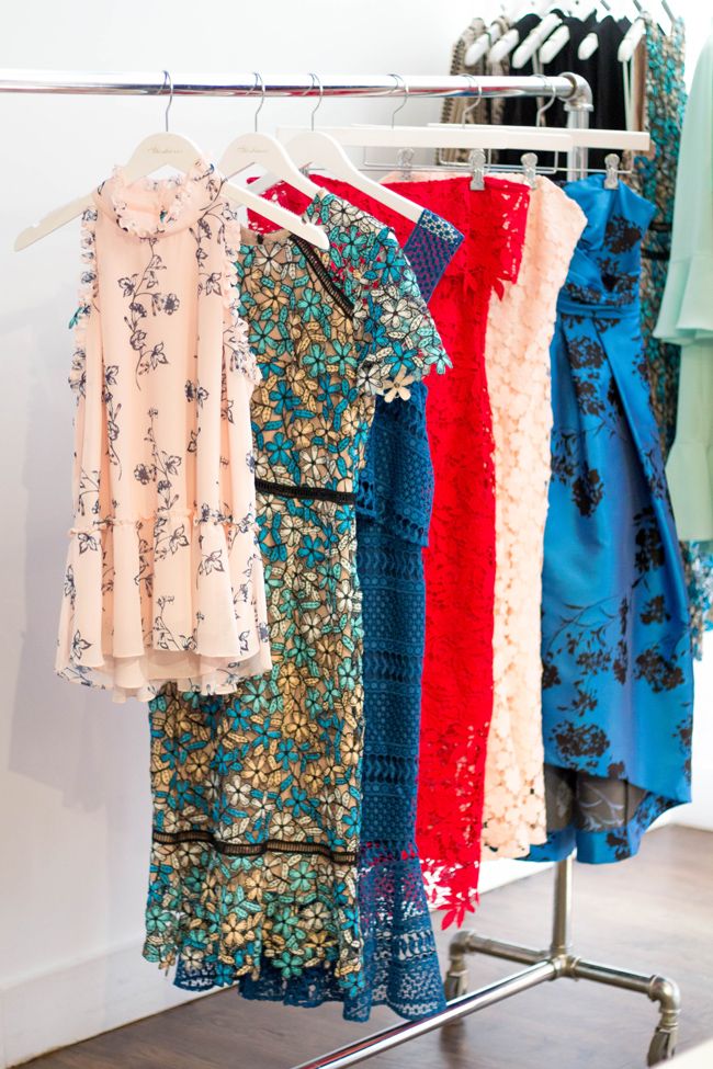 D.C. blogger Alicia Tenise visits Shoshanna's Showroom during NYFW SS17