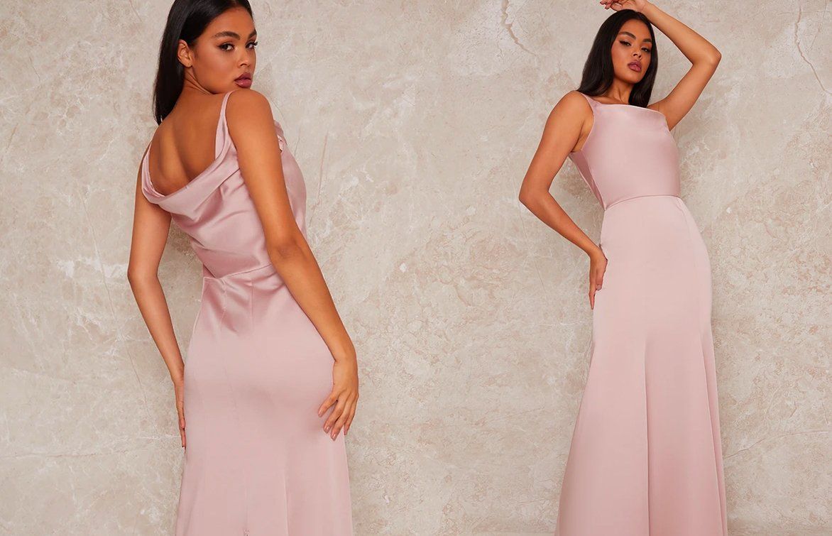 Satin Slip Bridesmaid Maxi Dress