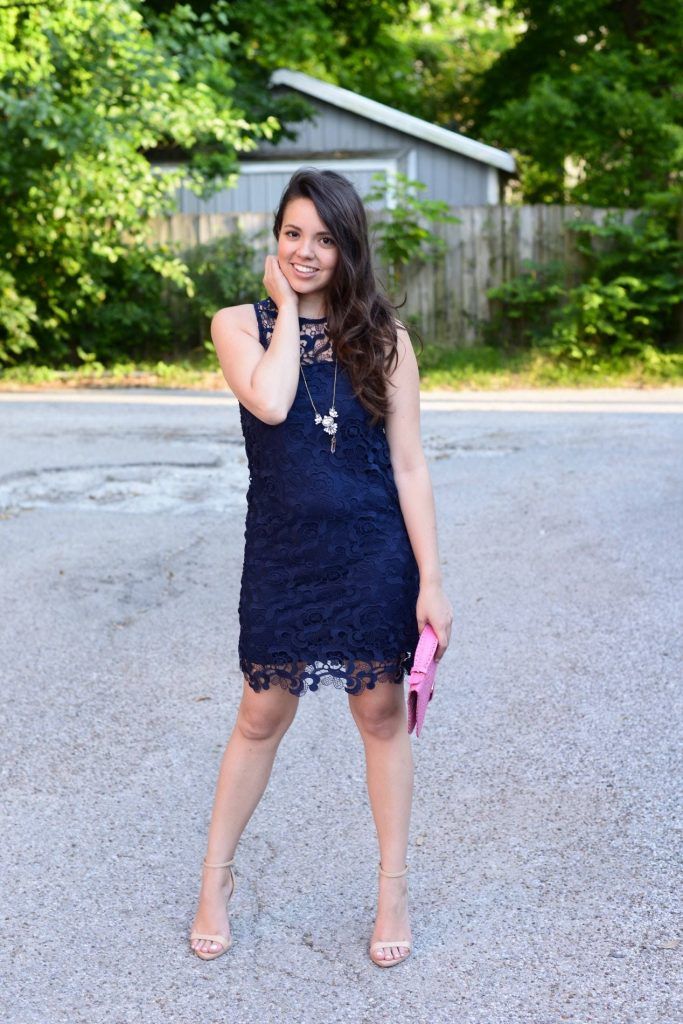How to wear navy to a wedding - Adored by Alex