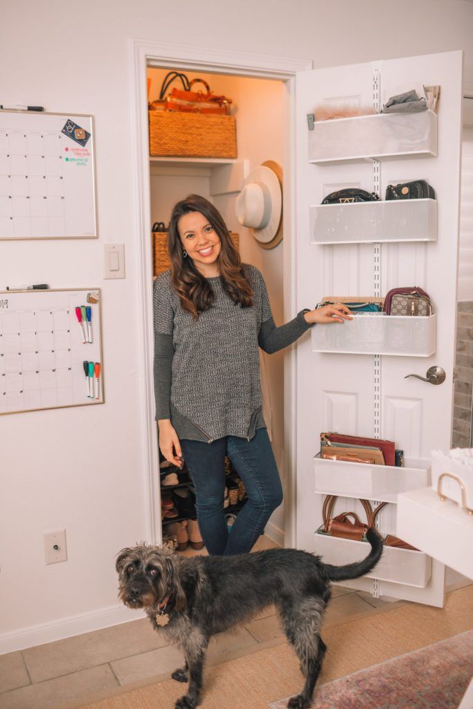 home office closet organization before and after | Adored by Alex
