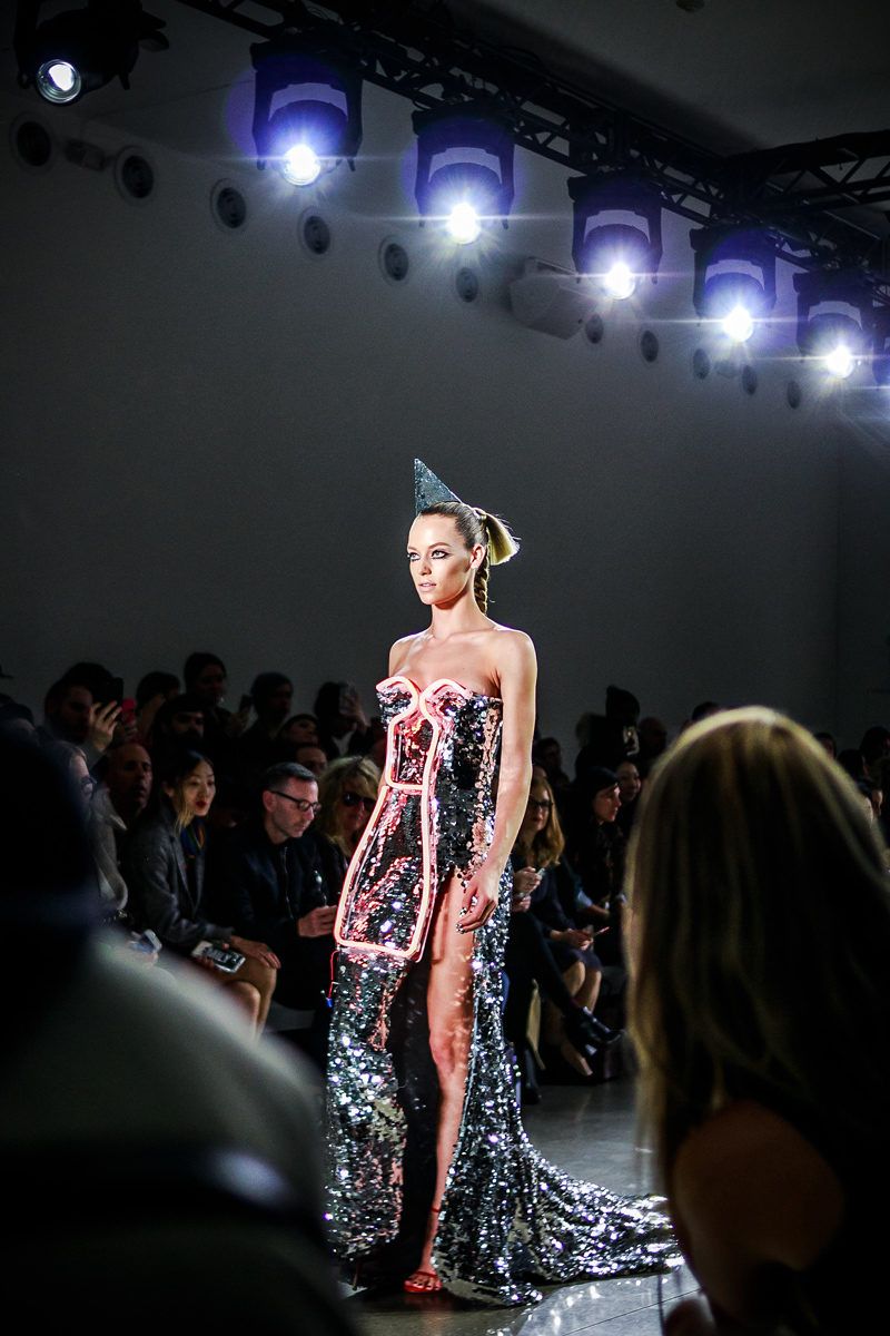 Christian Cowan Finale Outfit NYFE FW 2018
