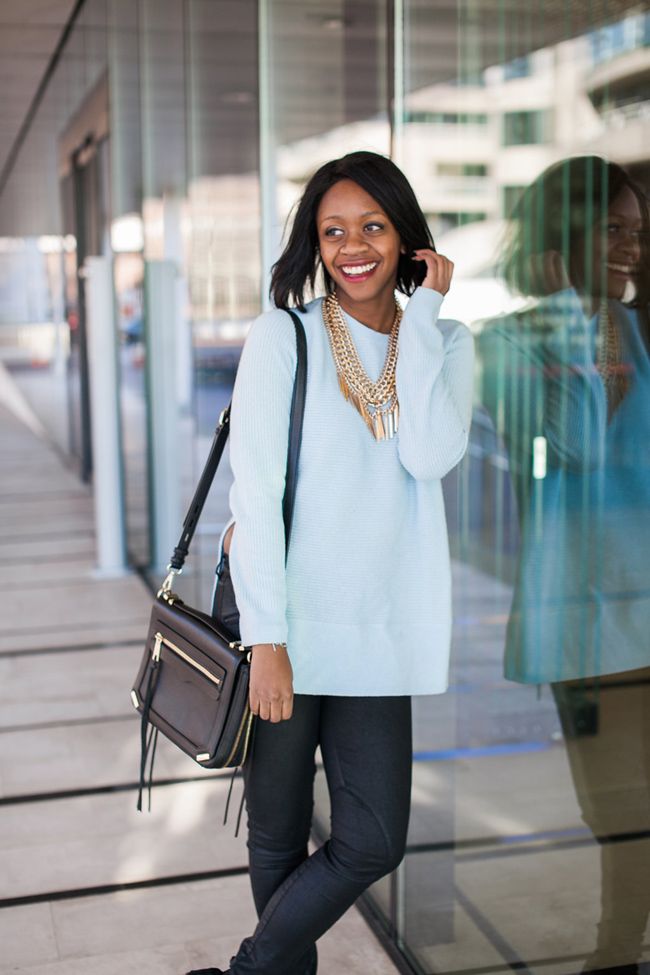 lou and grey tysons corner, baublebar courtney bib, lou and grey cashmere sweater, mac rebel, dc fashion blogger
