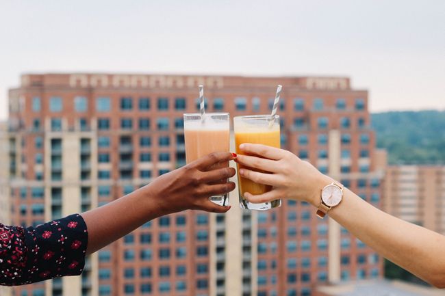Instant smoothies, rooftop partiy ideas