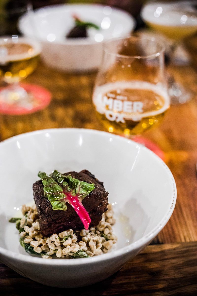 Amber Ox Beer Dinner at Williamsburg Taste Festival - Fun at the Williamsburg Taste Festival featured by popular DC travel blogger, Alicia Tenise