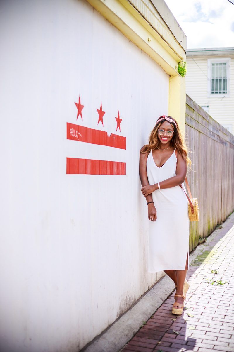 Everlane The Japanese GoWeave Long Slip Dress - The One Summer Essential You Need in Your Closet, featured by popular DC style blogger, Alicia Tenise