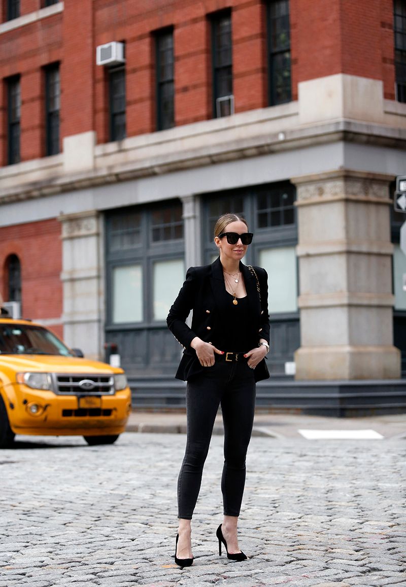 All Black Everything Outfit by Helena of Brooklyn Blonde