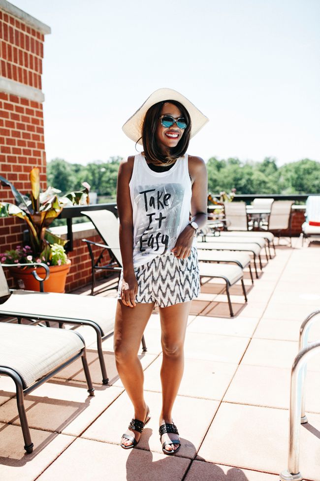 aerie pool outfit, washington dc fashion blog