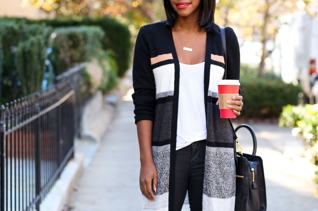 Alicia Tenise Long Sweater Black Jeans-59