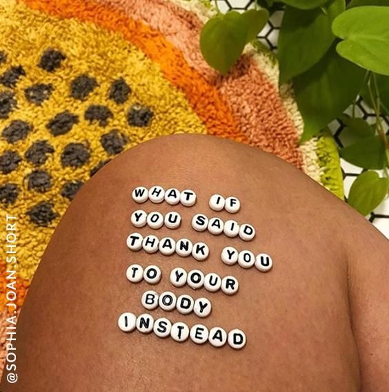 Quote of body image