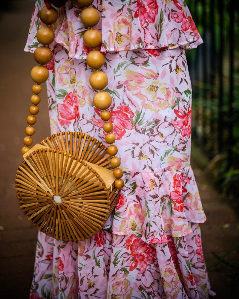 Cult Gaia Bamboo Circle Bag - My Go-To Spring Wedding Outfit featured by popular DC style blogger, Alicia Tenise