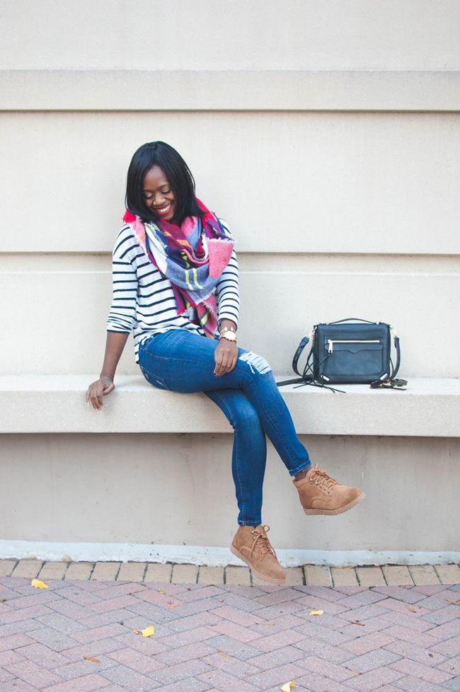 ugg bethany, ugg classic slim, plaid blanket scarf, rebecca minkoff dylan tech crossbody, dl1961 destroyed denim, casual brunch outfit, dc blogger