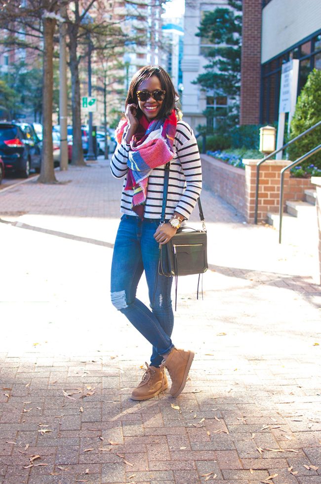 ugg bethany, ugg classic slim, plaid blanket scarf, rebecca minkoff dylan tech crossbody, dl1961 destroyed denim, casual brunch outfit, dc blogger