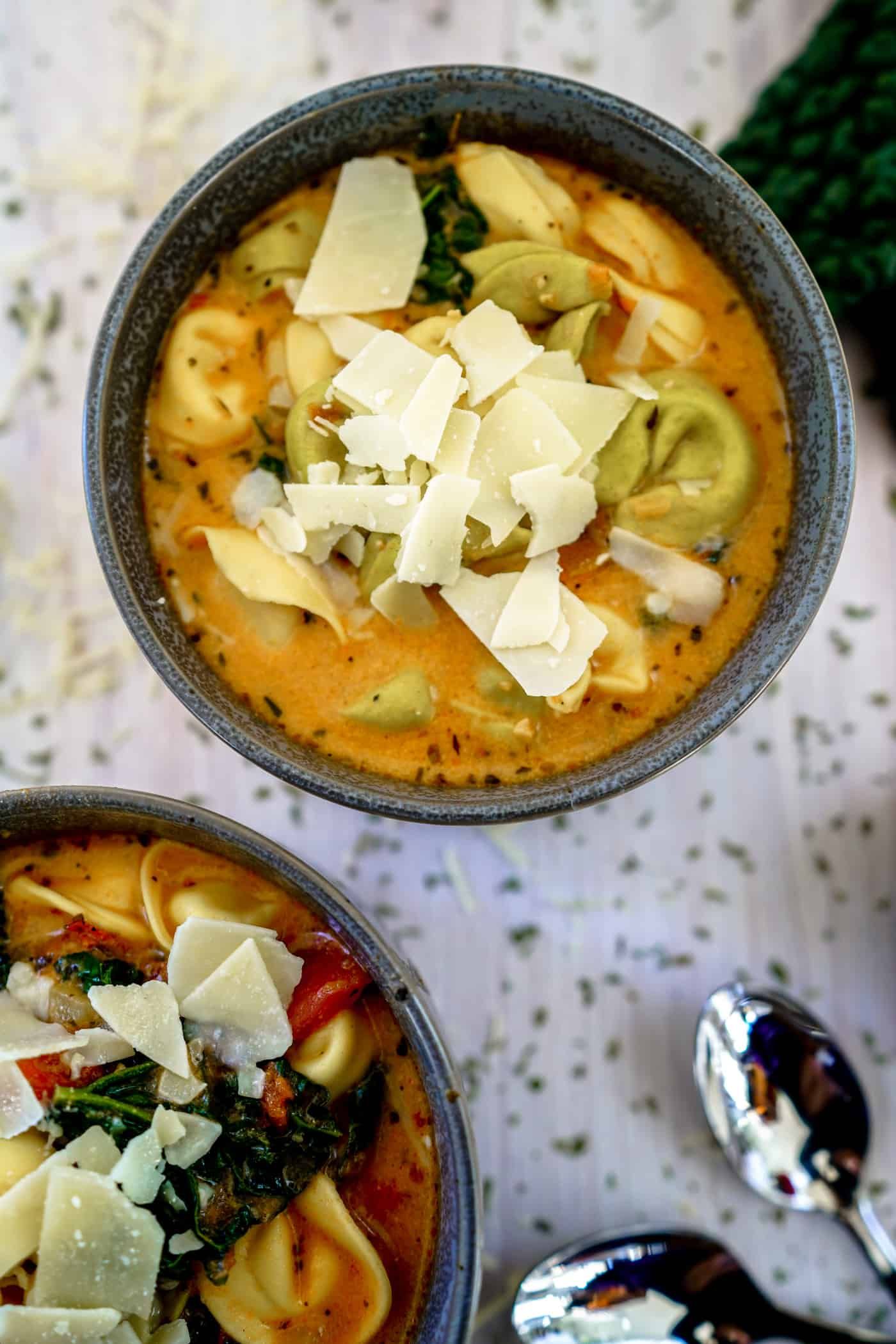 This Instant Pot Tortellini Soup receives universal raves - and for good reason - it's hearty, flavorful (it's got a good kick!), versatile and incredibly easy to whip up! You can also make this easy Instant Pot Tortellini Soup vegan friendly!Try it today and let us know what you think!