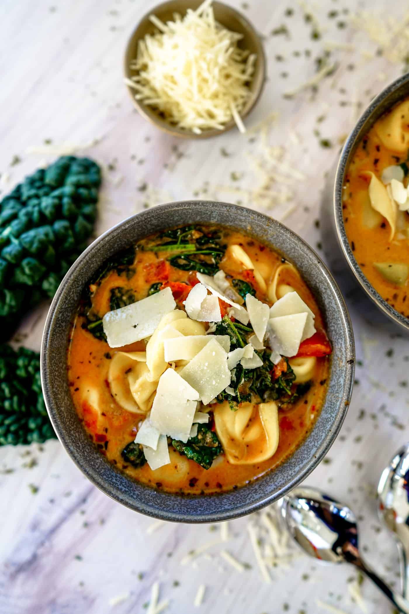 This Instant Pot Tortellini Soup receives universal raves - and for good reason - it's hearty, flavorful (it's got a good kick!), versatile and incredibly easy to whip up! You can also make this easy Instant Pot Tortellini Soup vegan friendly!Try it today and let us know what you think!