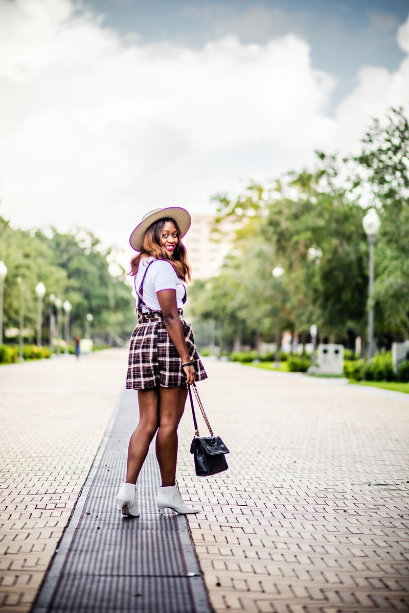 How to Style a Plaid Dress for Fall | The Perfect Indian Summer Outfit featured by top Virginia style blog Alicia Tenise
