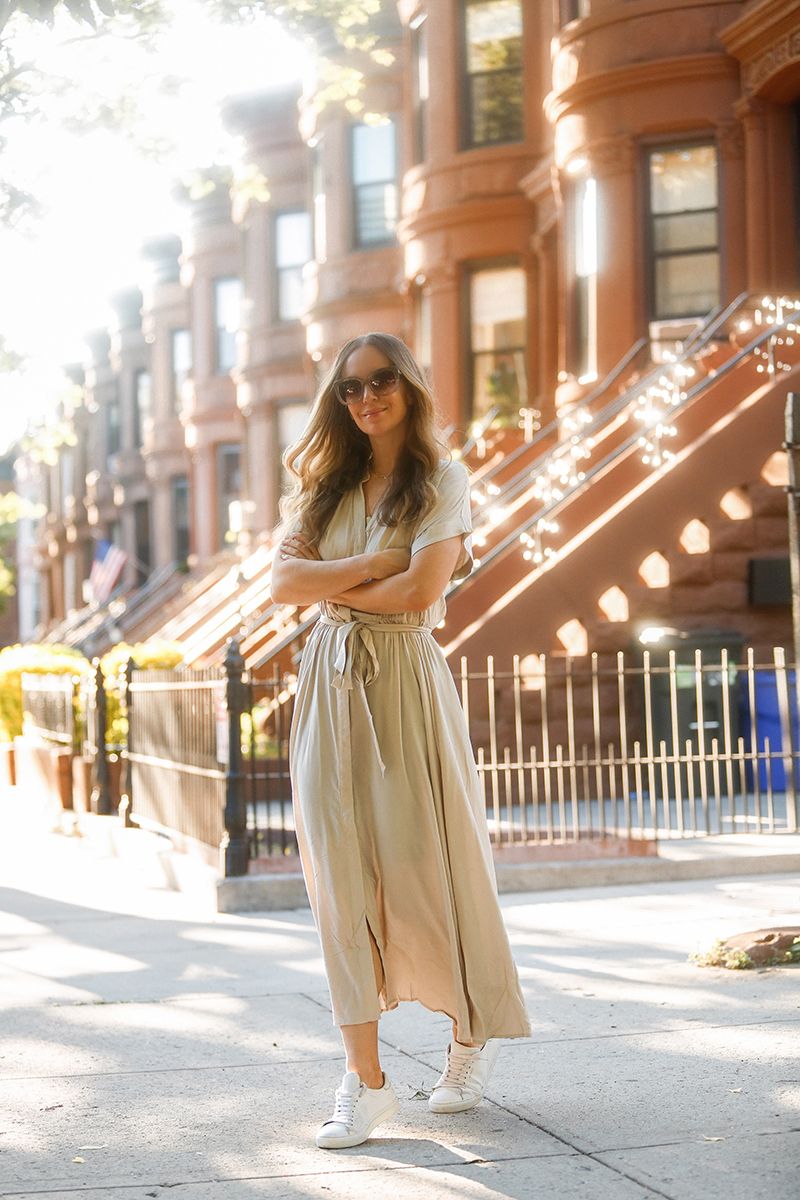 Breezy H&M Dress & sneakers
