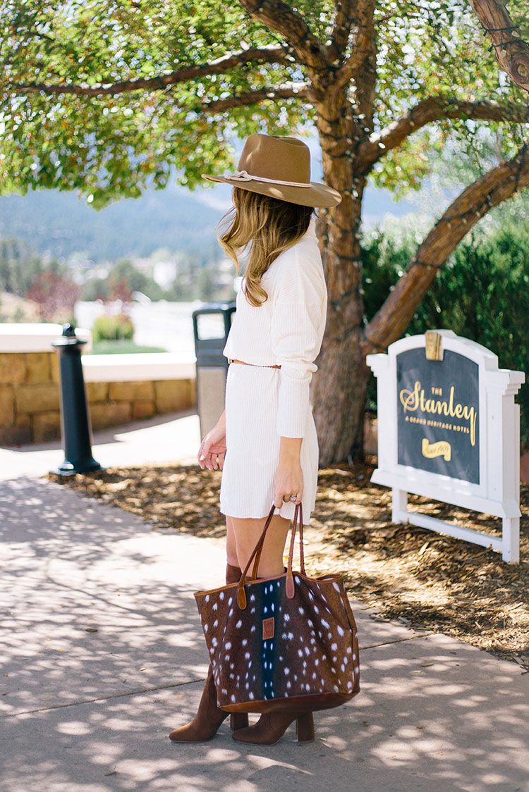 how to style a sweater dress