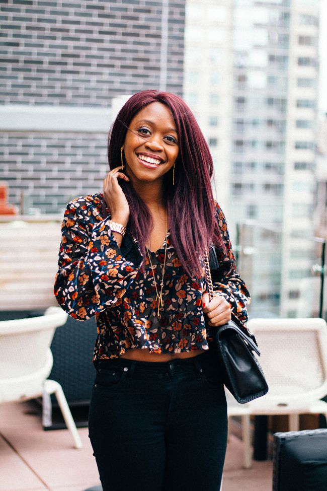Gorjana Kylie Drop Earrings, D.C. Fashion Blogger, Cambria Chelsea Rooftop