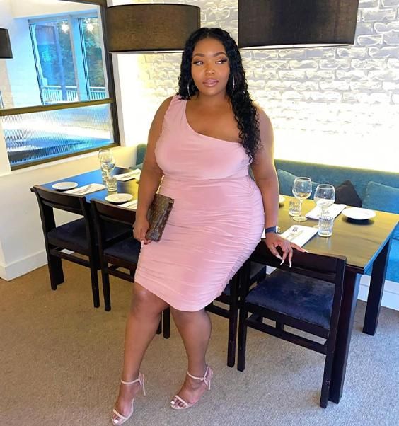 Rufaro in bold dress