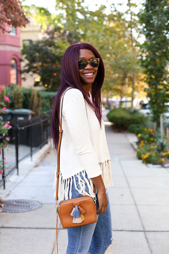 Tassel Crossbody Bag
