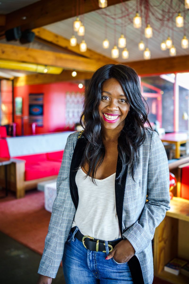 Lake House Lake Placid - The Plaid Blazer by Philadelphia fashion blogger Alicia Tenise