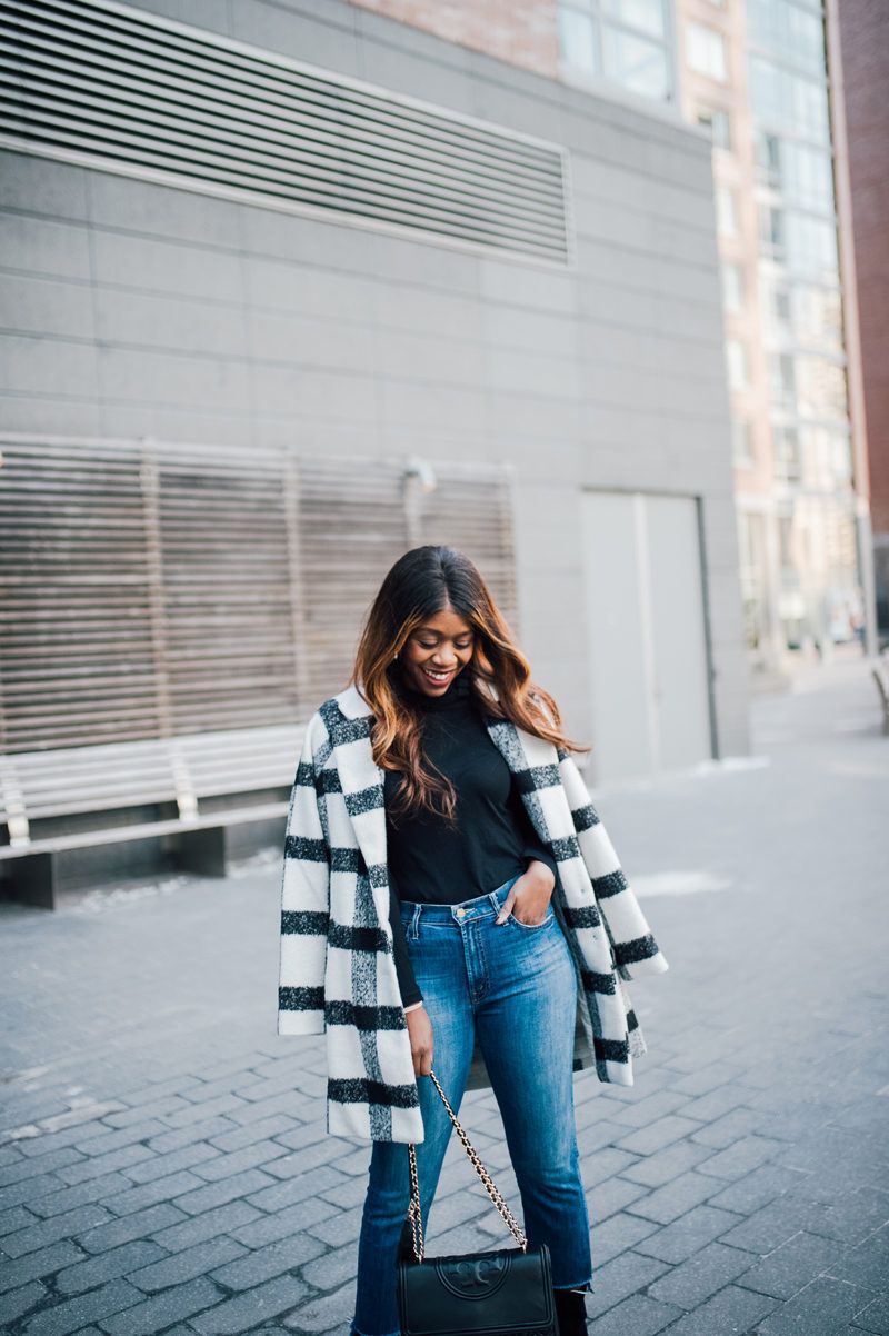 Shilla Frontier Check Coat