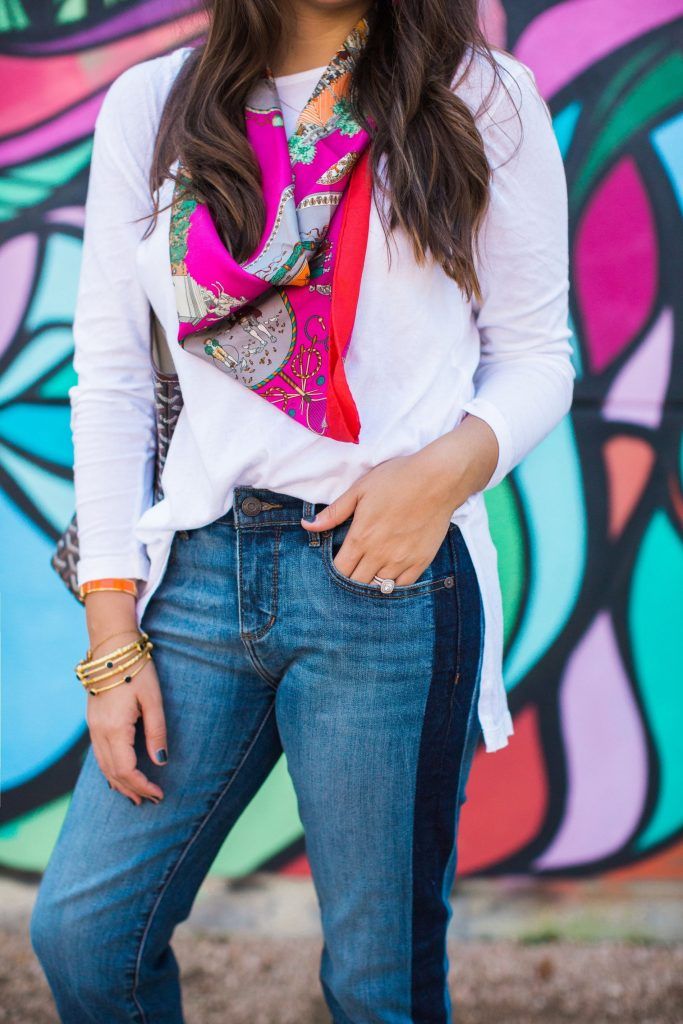Girlfriend denim, how to wear trendy jeans