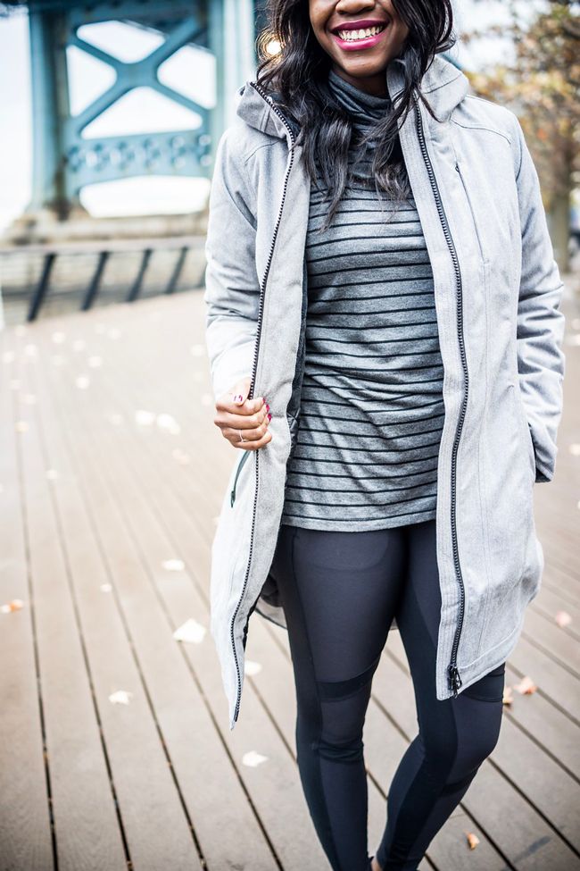 Athleta Summiter Tight, Best Leggings for Winter Workouts - Winter Gym Clothes Ideas with Athleta Activewear by Washington DC fashion blogger Alicia Tenise