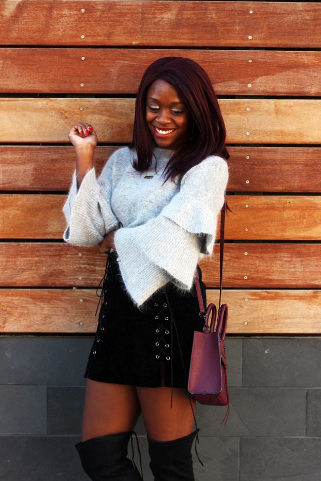 Endless Rose Exaggerated Sleeve Sweater