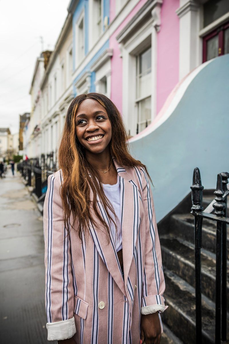 Striped Blazer When to Ask For Help From a Brand Manager by popular DC blogger, Alicia Tenise