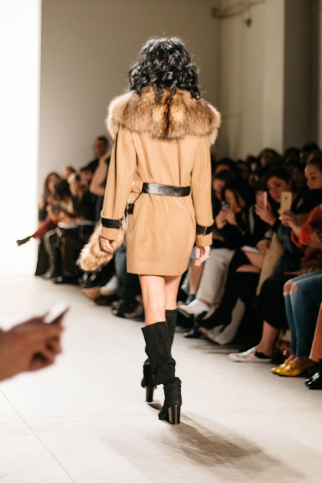 Georgine FW 2017 Fur Collar Coat