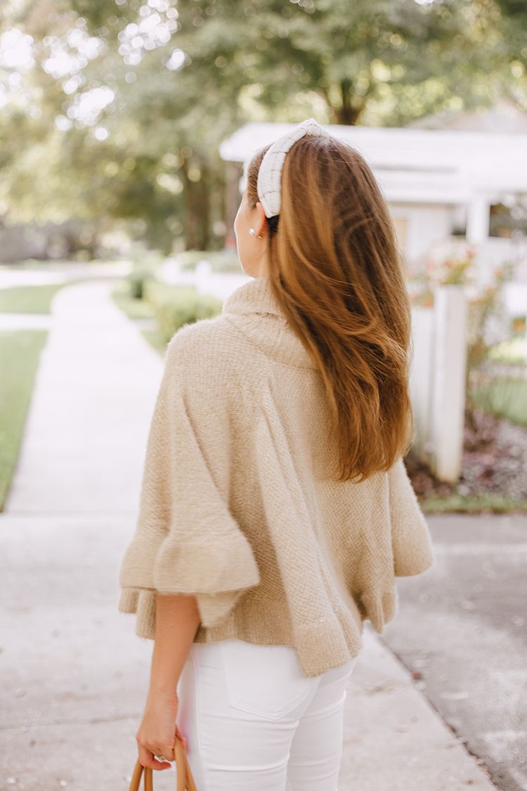 ruffled sweater