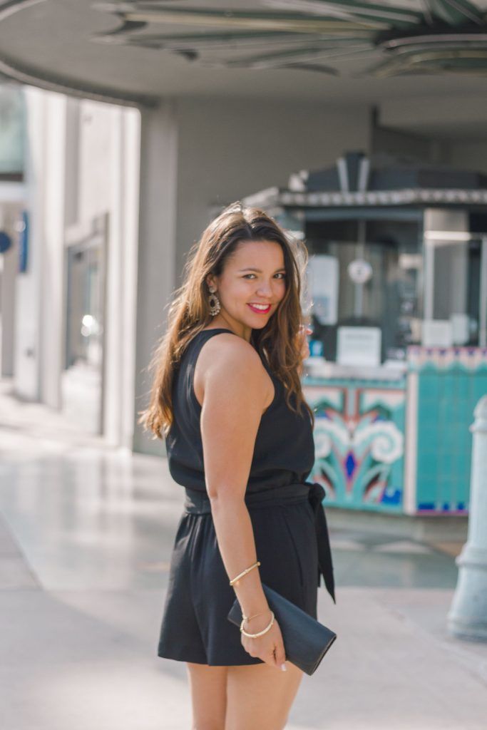 why the tie-waist romper is ultra flattering | Adored by Alex