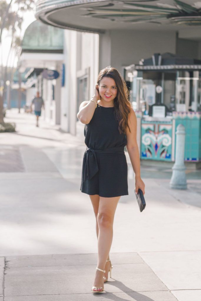 how to wear a shorts romper to evening events