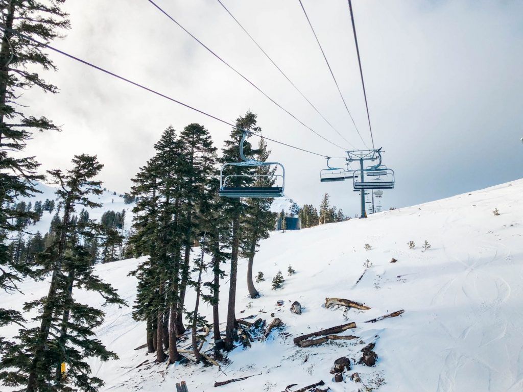 Squaw Valley skiing, North Lake Tahoe
